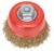 Bosch Perie-oala de sarma ondulata 75 cu invelis din alama 75mm, 0.3mm, M10