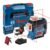 Nivela laser cu linii Bosch, 30m, receptor 120m, precizie 0.2mm/m GLL 3-80 C + BM 1 + 1 x Acumulator GBA 12V 2.0Ah + Incarcator rapid GAL 1230 CV + L-Boxx 136