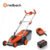 Pachet Masina de tuns gazonul cu acumulator Redback E137C+EP40+EC20 , acumulator 40V/4Ah, incarcator 40V/2A 37cm