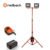 Pachet Stand proiectoare LED cu acumulator Redback ED40+EP20+EC20, 2x20W, acumulator 40V/2Ah, incarcator 40V/2A