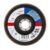 Bosch Disc de slefuire evantai X431, Standard for Metal 125mm, 22,23mm, 40