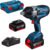 Surubelnita cu impact cu 2 acumulatori Li-Ion Bosch GDS 18V-1050 H, 5Ah, 1050Nm + L-Boxx