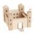 Kit constructie, castel de lemn, 61 piese Pebaro 887