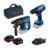 Ciocan rotopercutor brushless Li-Ion Bosch GBH 180-LI, 2J + GSR 180-LI Masina de gaurit si insurubat Li-Ion, 54Nm + 2 acumulatori Li-Ion, 4Ah + Geanta textil