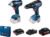 Masina de insurubat cu impact brushless Bosch GDS, 18V-400 18V + 2 acumulatori Li-Ion, 2Ah si 5Ah, 400Nm + Valiza + GSB 18V-50 Masina de gaurit cu percutie brushless, Li-Ion, 50Nm