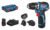 Bosch GSR 12V-35 FC Masina de gaurit si insurubat Li-Ion, 35Nm, 10mm + 2 x acumulatori GBA 12V, 3.0Ah + Incarcator rapid GAL 12V-40 + L-Boxx+Adaptor SDS