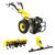 ProGARDEN Campo U12E motocultor multifunctional 12CP, diesel, pornire electrica, 3+2 viteze, reductor + FT90 freza tractata 900mm + BC12M bara cosire mobila 120cm