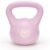 Kettlebell 8 kg, bitum cu invelis rezistent ABS, 23×24 cm, roz