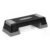 Step aerobic fitness reglabil 2 niveluri, PP, maxim 350 kg, 73x29x18 cm, negru gri