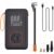 Compresor anvelope portabil auto 12V, acumulator 3600 mAh, cu manometru, display LED si functie powerbank, reincarcare USB