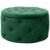 Taburet Alia cu spatiu depozitare, tapitat cu velur, 55×30 cm, verde