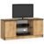 Comoda TV cu 2 usi si o polita, PAL laminat 16 mm, 120x40x55 cm, stejar craft