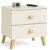 Comoda MOBI K-02 cu 2 sertare, PAL laminat 16 mm, 40x37x43 cm, casmir cu detalii aurii