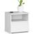 Noptiera cu 1 sertar, PAL laminat 16mm, 40x35x40 cm, alb