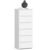 Comoda cu 6 sertare, PAL laminat 16 mm, 40x35x109 cm, alb mat