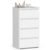 Comoda cu 4 sertare, PAL laminat 16mm, 40x35x74 cm, alb