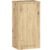 Dulap baie suspendat, cu usa si raft interior, PAL 16 mm, 30×22,5×60 cm, stejar artisan