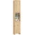 Dulap de baie tip coloana, cu 2 usi si 4 rafturi, PAL 16 mm, 32x28x180 cm, stejar artisan