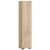 Dulap baie tip coloana cu 2 usi si 5 rafturi, PAL laminat, 30x30x140 cm, stejar sonoma