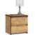 Noptiera cu 2 sertare, din PAL laminat, 40x35x40 cm, stejar craft