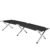 Pat pliant pentru camping, structura metalica, 190x74x42cm, 150kg, negru
