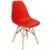 Scaun dining Scandinav pentru bucatarie, 38x42x82cm, rosu