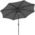 SONGMICS Umbrela de gradina cu manivela, 330 cm, UPF 50+, inclinare 30°, structura metalica cu 8 spite, gri