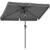 SONGMICS Umbrela de gradina cu manivela, UPF 50+, inclinare 30°, structura metalica, 300×200 cm, gri