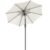 SONGMICS Umbrela de gradina 200 cm, inclinare dubla 30°, poliester UPF 50+, cadru metalic, bej