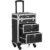 SONGMICS Valiza pentru cosmetice cu roti, profesionala, inchidere cu cheie, 24x34x56cm, negru