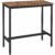 VASAGLE Masa de bar inalta, cadru metalic, design industrial, 100x40x90cm, maro rustic