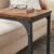 VASAGLE Masuta laterala C-shape pentru canapea sau pat, blat din PAL, cadru metalic, stil industrial, 40x30x62 cm, maro rustic