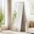SONGMICS Oglinda podea 160×50 cm, sticla securizata, cadru aluminiu, negru