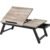 SONGMICS Masa laptop sau mic dejun cu picioare pliabile, din bambus, blat reglabil pe unghi si inaltime, 68x35x32 cm