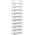 SONGMICS Suport pentru pantofi, cadru metalic cu 10 nivele, design personalizabil, 30x45x174cm, gri