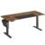 SONGMICS Birou reglabil electric pe inaltime, cadru metalic, blat lemn compozit, 160x70x120 cm, maro rustic