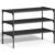 SONGMICS Raft pantofi 3 niveluri cu rafturi textile si cadru metalic, 62x30x54 cm, negru