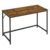 VASAGLE Birou calculator cu blat din PAL, cadru metalic, stil industrial, 120x60x75 cm, maro rustic