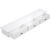 SONGMICS Raft de perete plutitor cu 3 sertare, din MDF lucios, 80x15x10 cm, alb