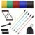 (DL) Set 5 benzi elastice fitness, diferite intensitati, 11 piese