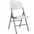 Scaun pliabil HDPE cu cadru metalic, pentru catering sau gradina, 46x53x86 cm, 150 kg, alb