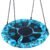 Leagan tip cuib Camuflaj 100cm, inaltime reglabila, 150 kg, Albastru Negru