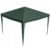 Acoperis pavilion 300×300 cm, PE 100g/mp impermeabil, cu prindere velcro, verde