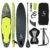 Set SUP gonflabil, 340x82x15 cm, verde – stand-up paddle, 180 kg, scaun caiac si accesorii