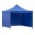 Pavilion pliabil gradina 3×3 m cu acoperis impermeabil si 3 pereti laterali, structura metalica, inaltime reglabila, albastru