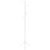 Cuier tip pom din lemn Sersimo, 8 agatatoare, 175cm, alb
