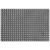 Covor de cauciuc perforat pentru intrare, PVC antiderapant, 60×90 cm, negru
