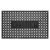 Covor de cauciuc perforat pentru intrare, PVC antiderapant, Welcome, 45×75 cm, negru