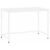 Birou cu blat MDF si cadru metalic, 100x50x76 cm, alb