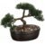 Bonsai artificial Atmosphera in ghiveci ceramic cu pietricele decorative, 23 cm, verde
